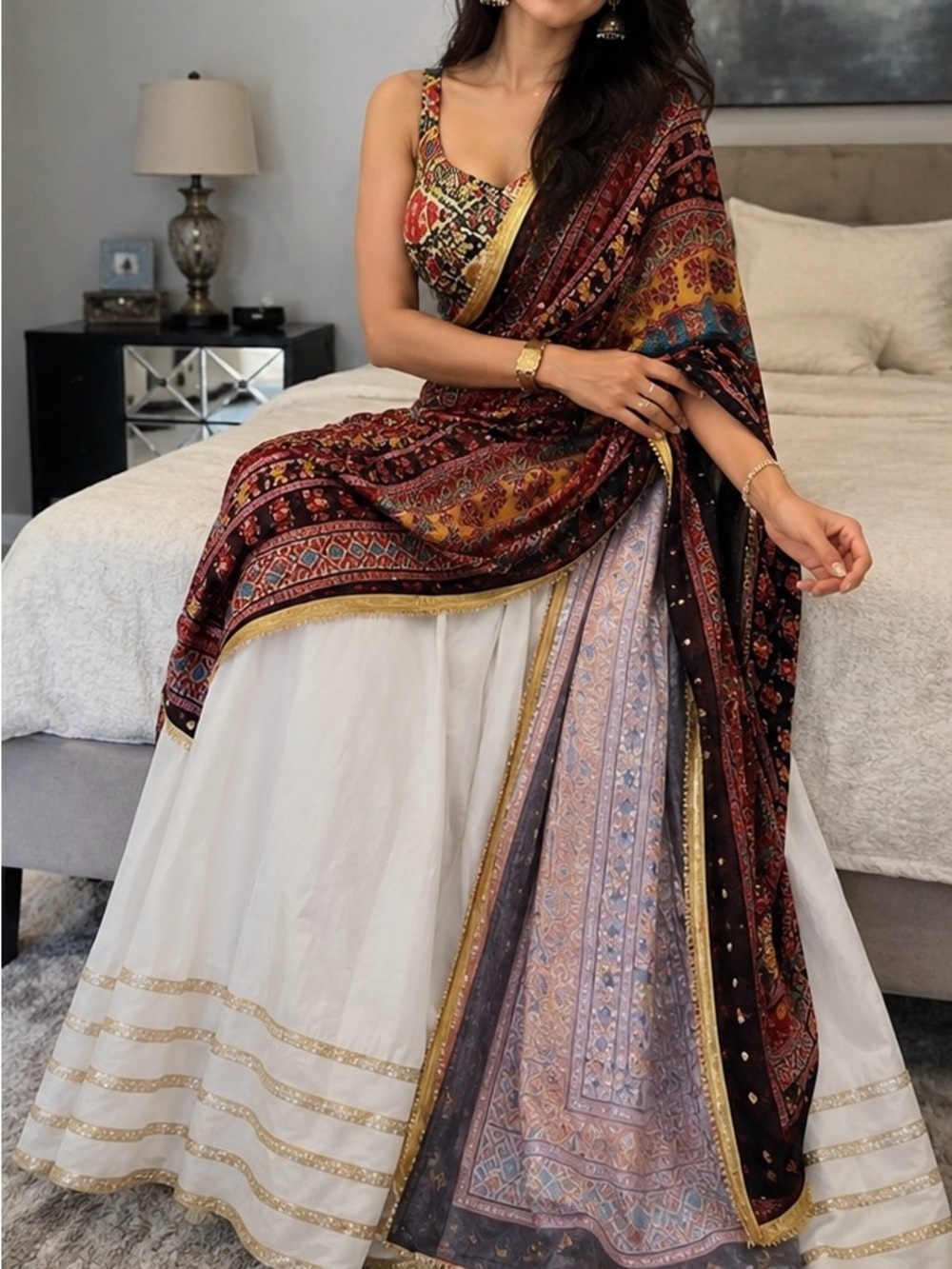 3 piece Lengha